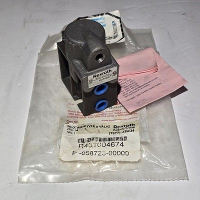Rexroth Pnuematics PILOTAIR-2-PA-1A Type A Valve R431004674 P-058723-00000 13W31
