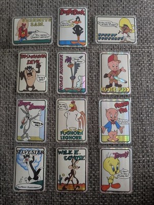 ''Looney Tunes'' Vending Machine Prism Sticker Set Vintage - USA - 12 Stück