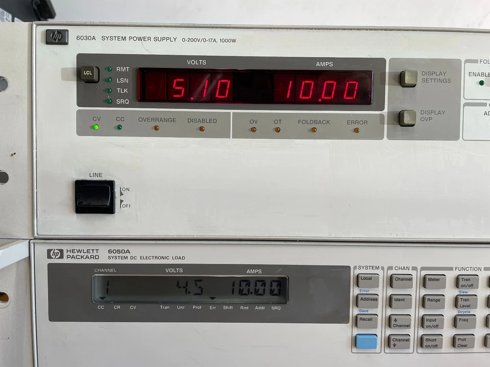 HP / Agilent 6030A System Autoranging DC Power Supply, 200V, 17A, Fully  Tested - Image 2 of 4