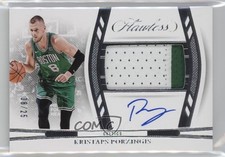 2023 Panini Flawless Horizontal 8/25 Kristaps Porzingis #HPA-KPB Patch Auto 3d3