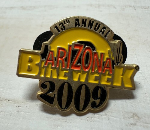 13th Annual Arizona Bike Week Vest Lapel Pin 2009
