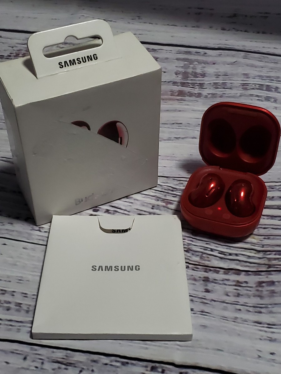 Samsung Galaxy Buds Live SM-R180 Red Complete Pair | eBay