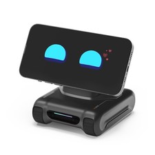 LOOI Robot-Space Black AI Desktop Robot 4.33 inches,