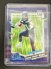 2023 Donruss Optic Jaxon Smith-Njigba Rated Rookie Purple Pulsar