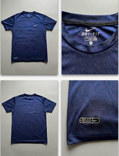 Nike Dri-FIT Tactical Men’s T-Shirt M Blue Crew Neck Moisture Wicking