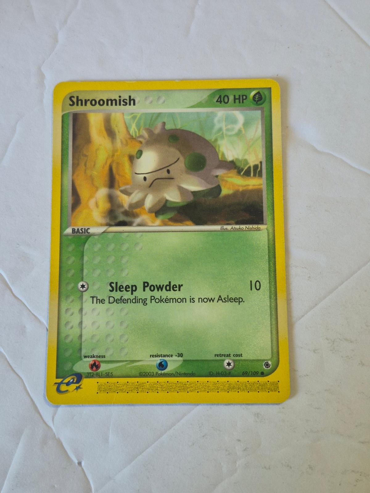 Shroomish 69/109 Common Ruby & Sapphire Pokemon Lightly Played