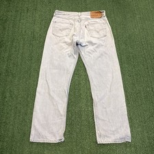 Vintage Levis 501xx Jeans Mens 36x32 (32x29) 90s Made in USA Distressed Faded
