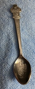VTG ROLEX Crown Bucherer Lucerne Lion Silver Spoon 4.5” Stamped “CB”. NH3-736