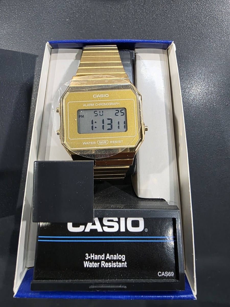 Casio Gold Color Vintage Series A700WEVG-9AVT Brand New No Box | eBay