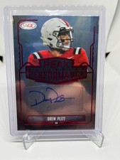 2022 SAGE Low Series - Peak Performance Autographs Drew Plitt #PKA-DP Red