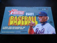 2021 Topps Heritage baseball, high number, sealed hobby box