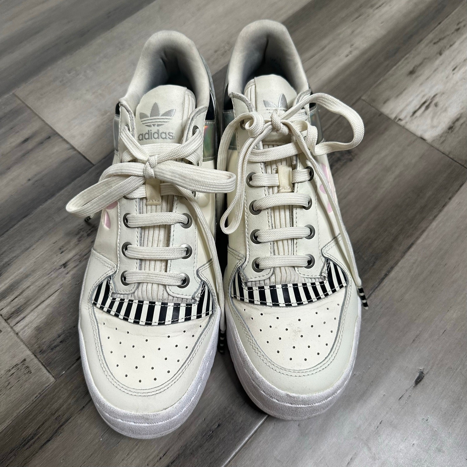 Adidas Forum Bold I Love Dance Sneakers Striped Women’s 9.5 image 4