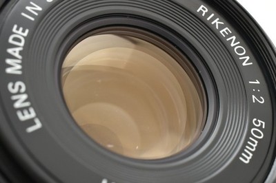 Near MINT] Ricoh Rikenon 50mm f2 Lens for Pentax K mount JAPAN
