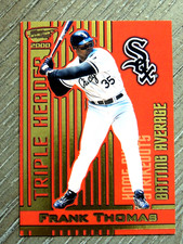 FRANK THOMAS 2000 PACIFIC REVOLUTION TRIPLE HEADER #4    WHITE SOX  HOF LEGEND