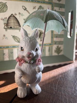 Bunny Holding Umbrella
