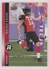 2021 Upper Deck CFL Red 139/165 Richie Leone #109 h8y