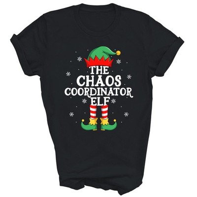 Chaos Coordinator Elf Christmas Squad Xmas Unisex Shirt Gift