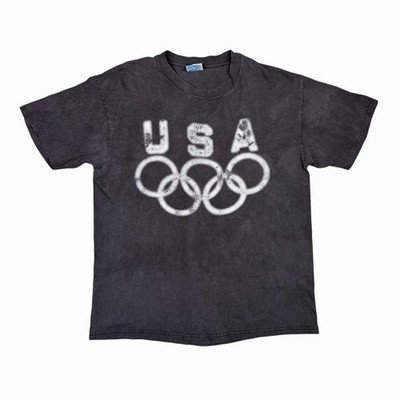 Vintage 1996 USA Olympics Single Stitch Focused On The Gold 90s T 