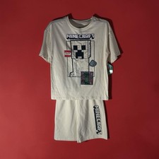 Minecraft Boys 2 Piece T-Shirt Short Set Size 10/12 NWT