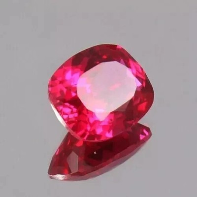 Natural Burmese Red Ruby 10.20 Ct+ Sparkling Certified AAA+ Cushion Cut Gemstone
