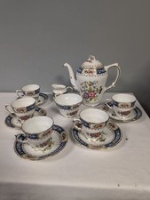 Evesham H&M Bone China Floral Coffee Set