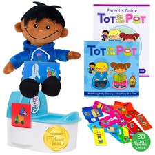 Potty Training with Tot On The Pot, Complete Kit Includes Parent's Guide, Childr