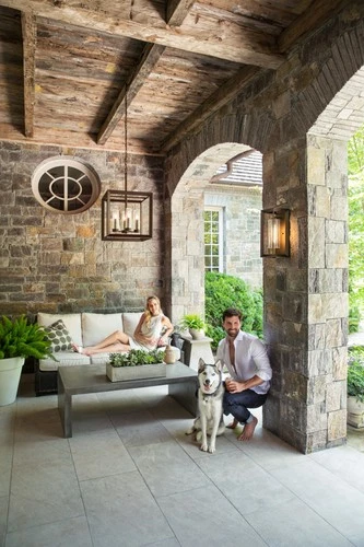 Hinkley Lighting 29302 Rhodes 17" Tall Open Air Outdoor Wall - Brushed Graphite - Picture 3 of 8