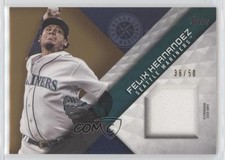 2018 Topps Major League Material Series 2 Gold 36/50 Felix Hernandez #MLM-FH 3y0