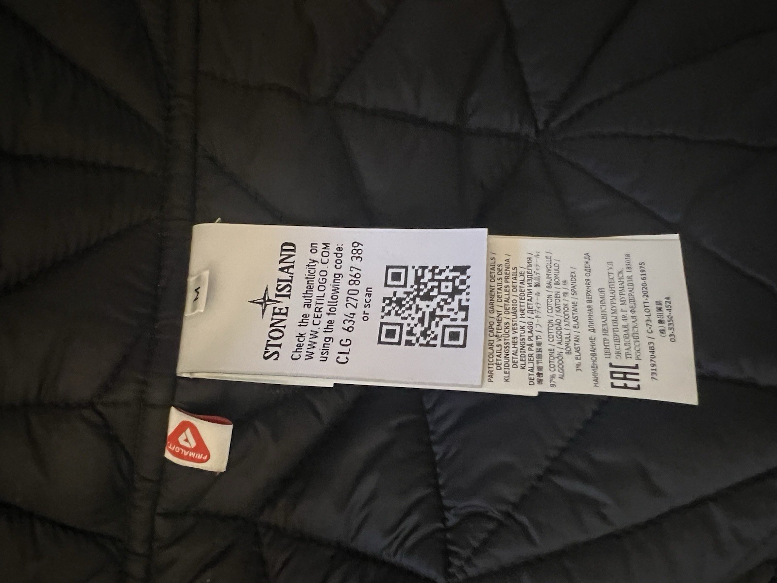 Stone Island Shadow Project Rubberized Linen Parka Medium image 4