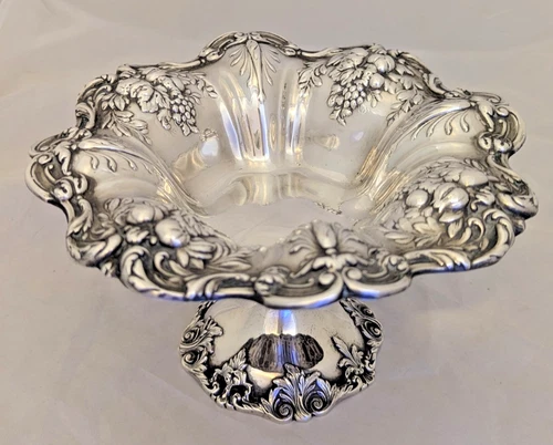 Sterling Silver Reed & Barton Francis I Unweighted Compote 8" X568 No Mono 480g