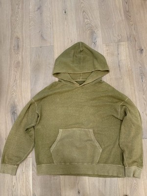 Visvim AW20 AMPLUS HOODIE P.O. Uneven Dyed Distressed Green