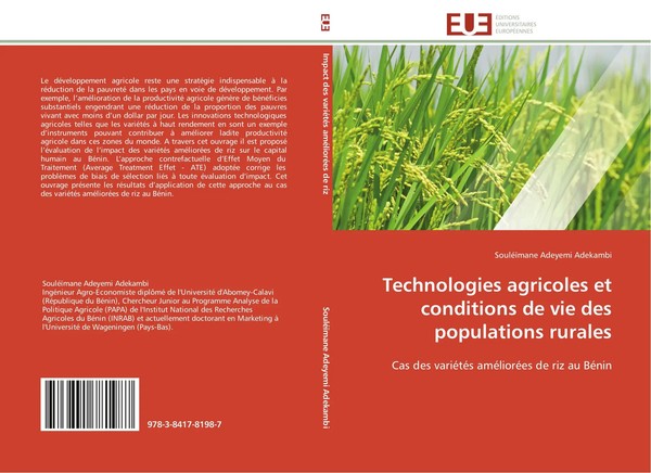 SouléïMane Adeyemi Adekambi | Technologies Agricoles Et Conditions De Vie Des...-image