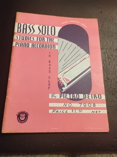 Bass Solo Studies for the Piano Accordion by Pietbo Deibo #7908