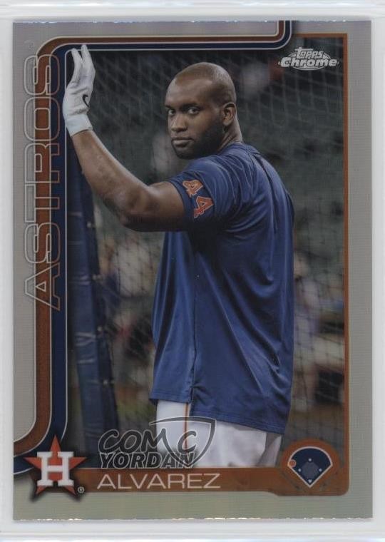 2025 Topps Chrome Image Variation SP Image Variation Yordan Alvarez #267 06l3