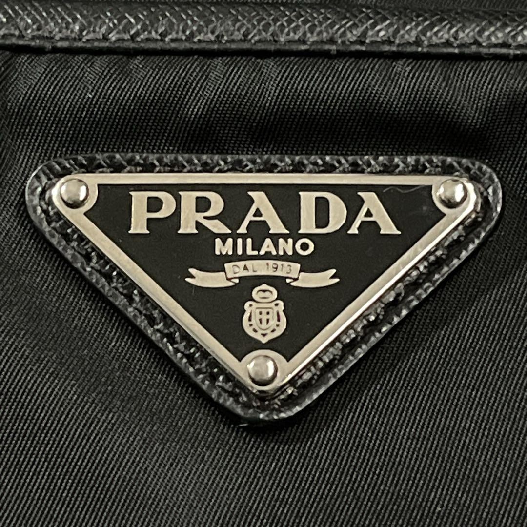 PRADA 2 Way Business Bag Nylon Leather Triangle Logo Shoulder Bag Auth thumbnail 15