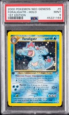 2000 POKEMON NEO GENESIS 1ST EDITION #5 FERALIGATR-HOLO PSA 9 on eBay