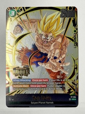 Son Goku (Winner Stamp) FP-034 Promo Release Event Winner Fusion World English