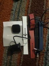 Fitbit Versa 2 Activity Tracker Smart Watch With Charger And 4 Bands