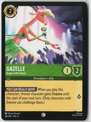 Gazelle - Angel with Horns 88/204 Common Azurite Sea Lorcana