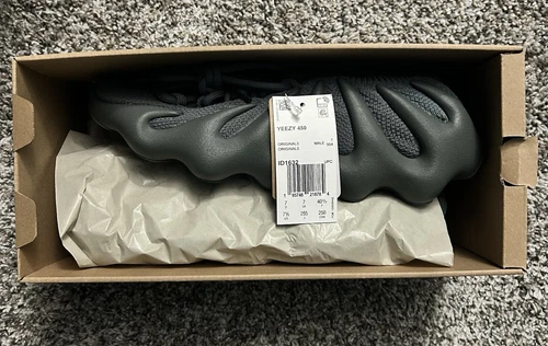 Adidas Yeezy 450 Low Stone Teal Grey Uomo Taglia 7 5 (ID1632) NUOVE SPEDIZIONE VELOCE!