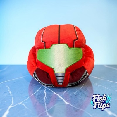 NEW Metroid Samus' Helmet Mocchi-Mocchi Mega Plush Tomy Soft 38cm