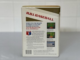 RBI Baseball Nintendo NES HES Piggy Back Cart Variant AUS Complete w Manual