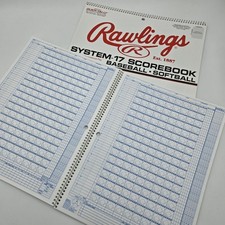 Rawlings System 17 Scorebooks Lot 2 Baseball ...