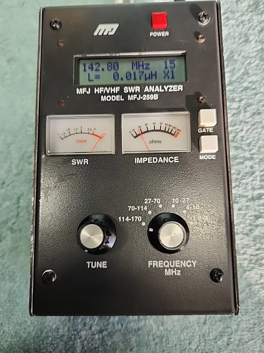 MFJ製SWRアナライザーMFJ−259B MFJ製SWRアナライザーMFJ−259B MFJ製SWRアナライザーMFJ−259B MFJ MFJ-