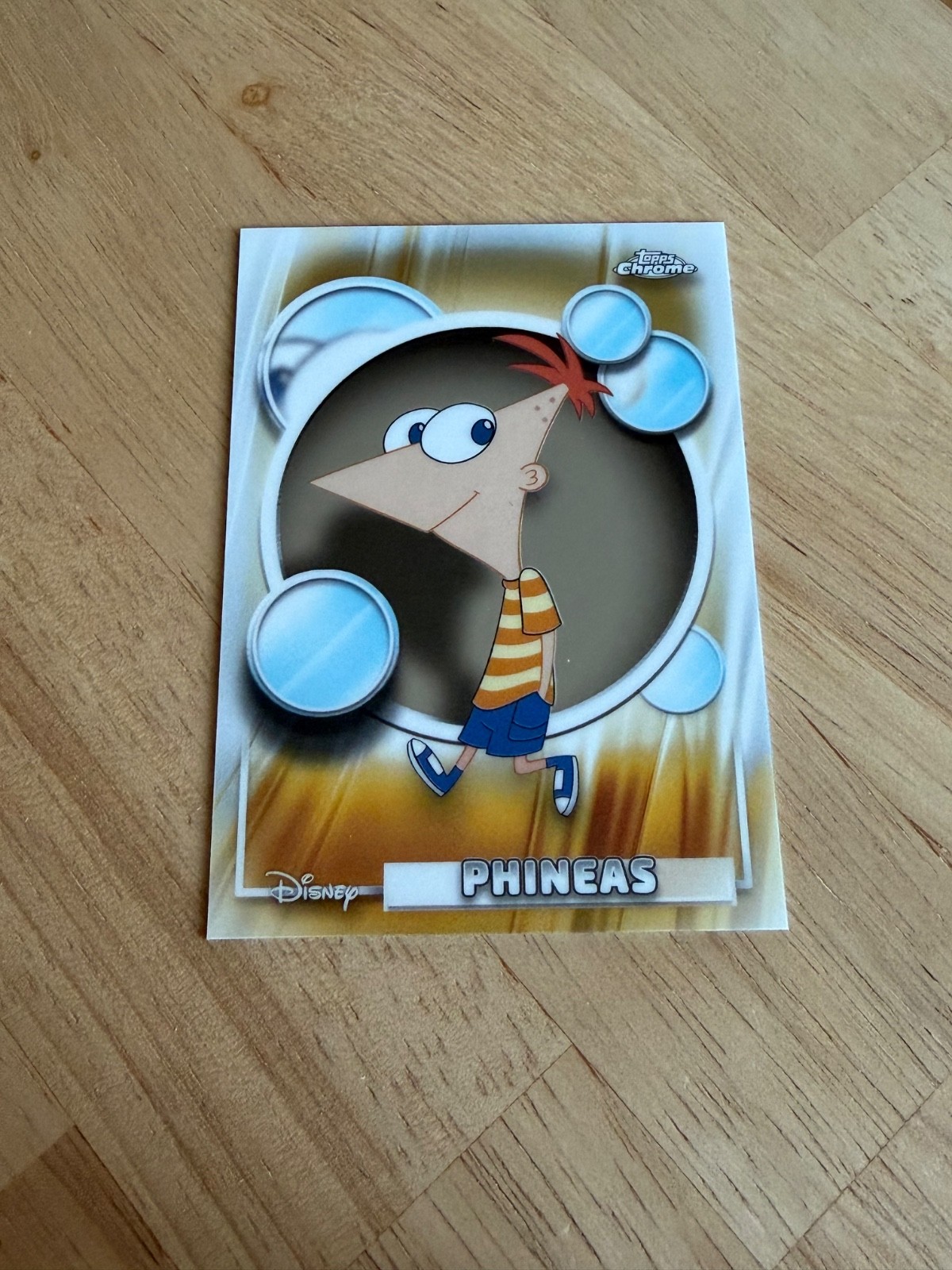 2026 Topps Chrome Disney PHINEAS 115 Base Chrome