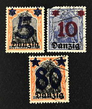 EMPIRE ALLEMAND DANTZIG 1920 - TIMBRE NEUF et OBLITÉRÉ - YT  / Mi 16 , 20 