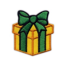 Patchion Gift - Yellow - Embroidered Patch Badge