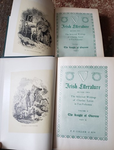 Irish Literature Charles Lever Lot of 10 Books - Imagen 7 de 24
