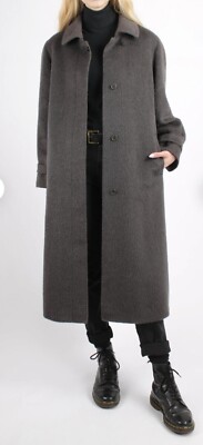 vintage ram wool extremely long coat