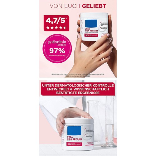 MIXA CREAM Cica Urea smoothing for face and body,400ml D - Picture 8 of 9